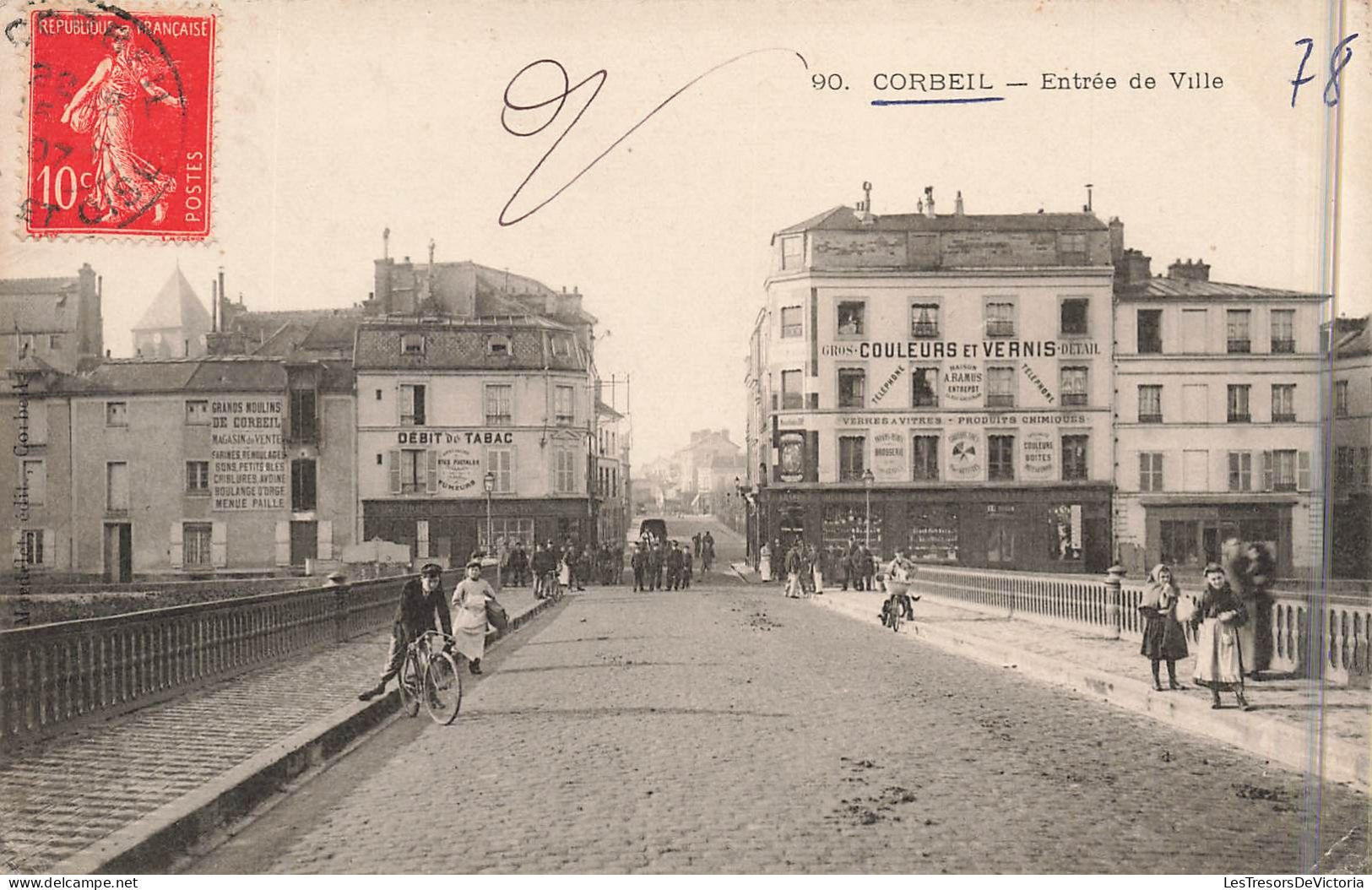 FRANCE - Corbeil - Entrée De La Ville - Carte Postale Ancienne - Corbeil Essonnes