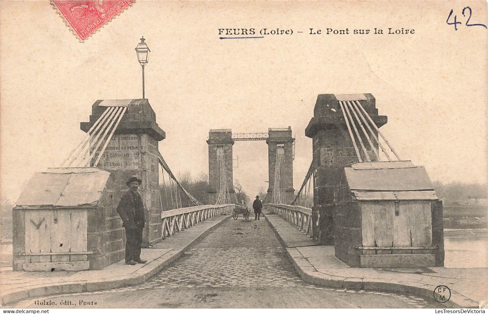 FRANCE - Feurs - Vue Du Pont Sur La Loire - Carte Postale Ancienne - Feurs
