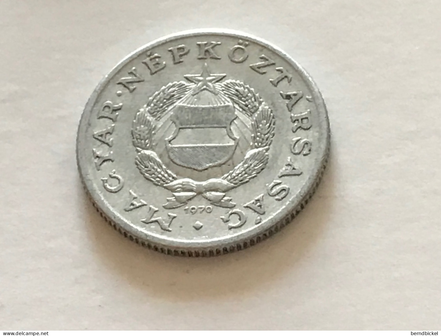 Münze Münzen Umlaufmünze Ungarn 1 Forint 1970 - Hongrie