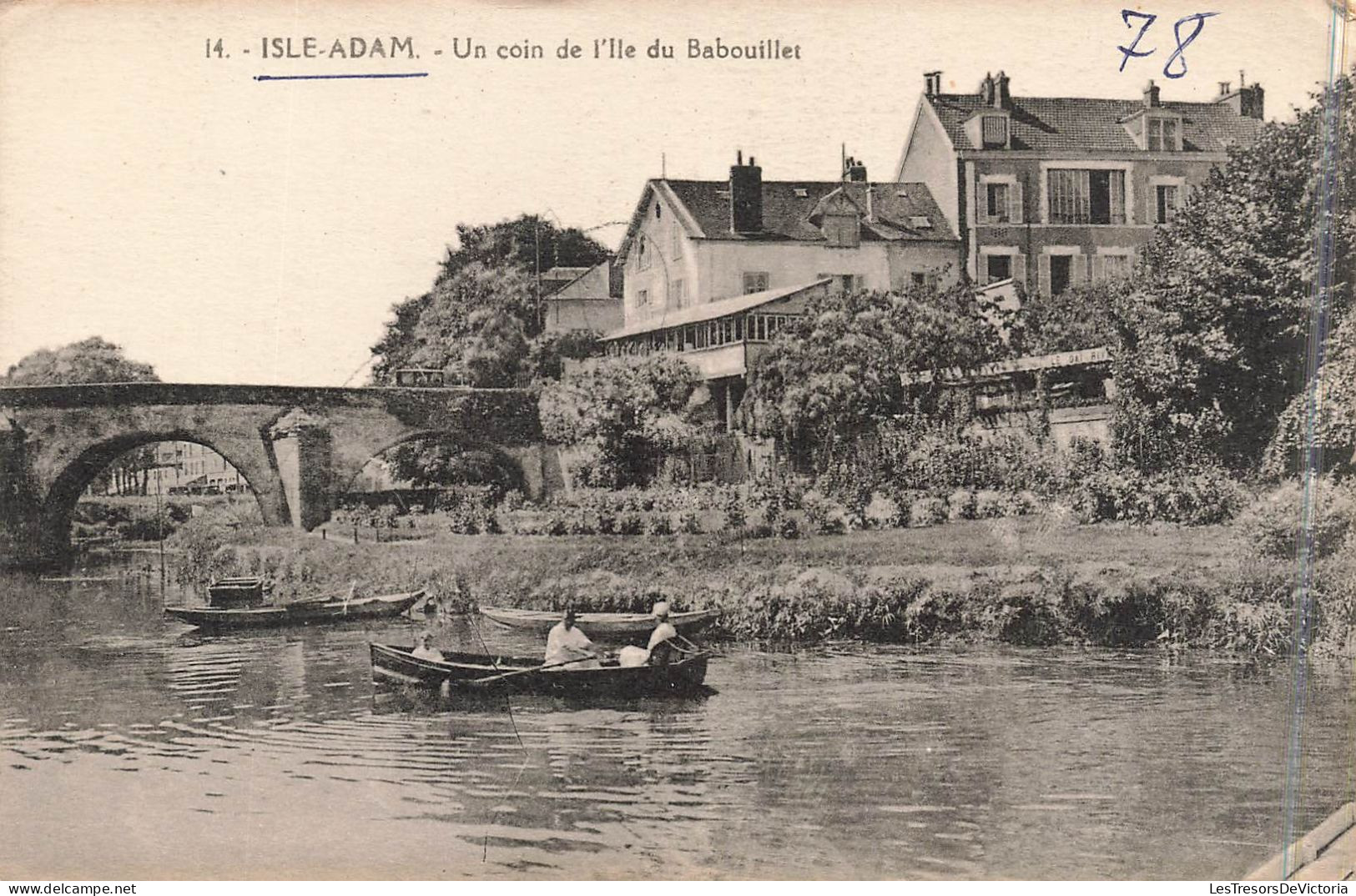 FRANCE - L'Isle Adam - Un Coin De L'île Du Babouillet - Carte Postale Ancienne - L'Isle Adam