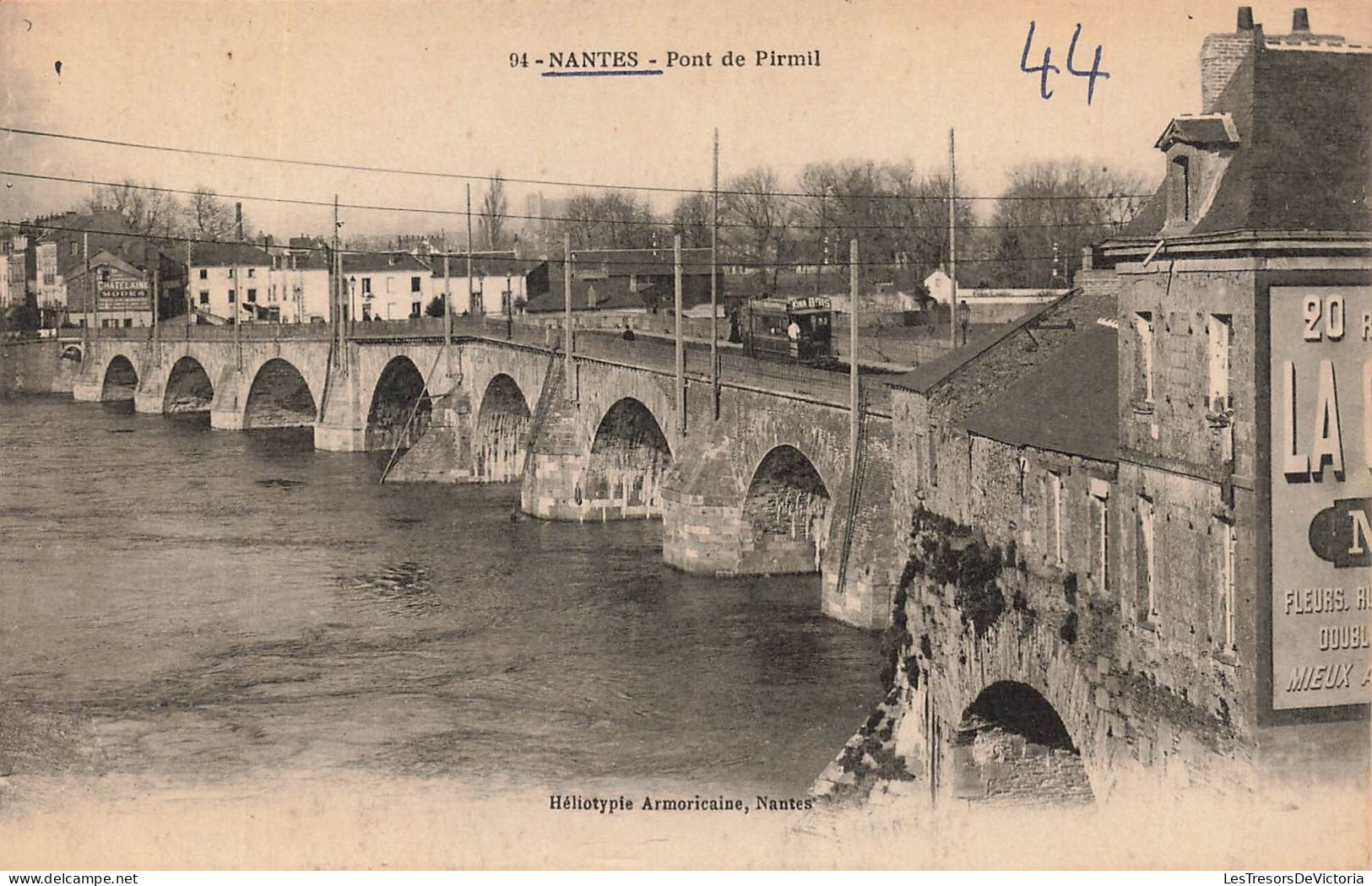 FRANCE - Nantes - Vue Sur Le Pont De Pirmil - Carte Postale Ancienne - Nantes