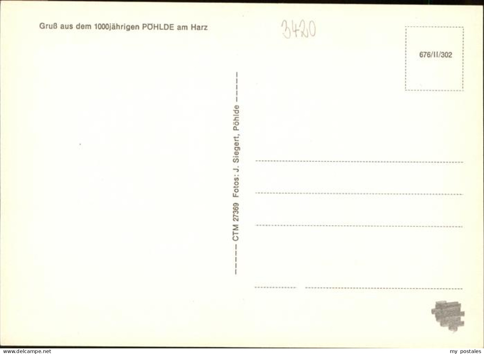 41277304 Poehlde Muehlengraben Gerichtslinde Brunnenplatz Rhumequelle Brandenbur - Herzberg