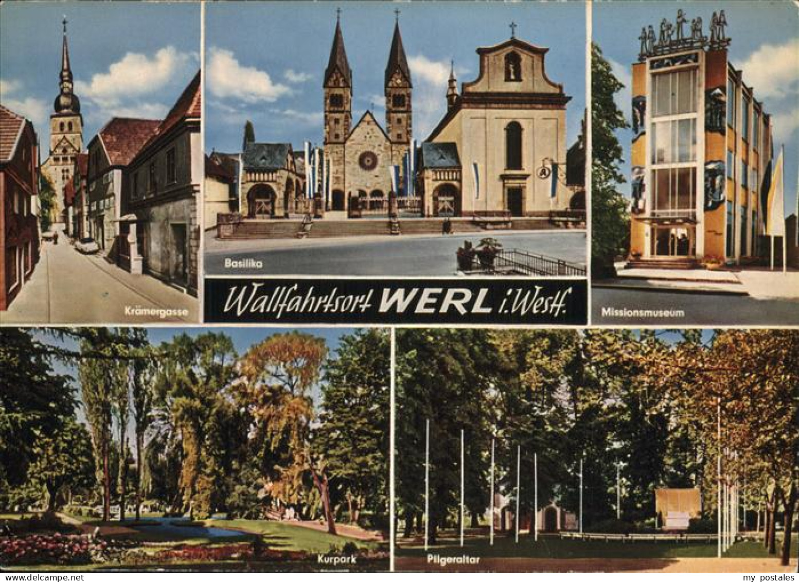 41277160 Werl Westfalen Kraemergasse Wallfahrts Basilika Missionsmuseum Kurpark  - Werl