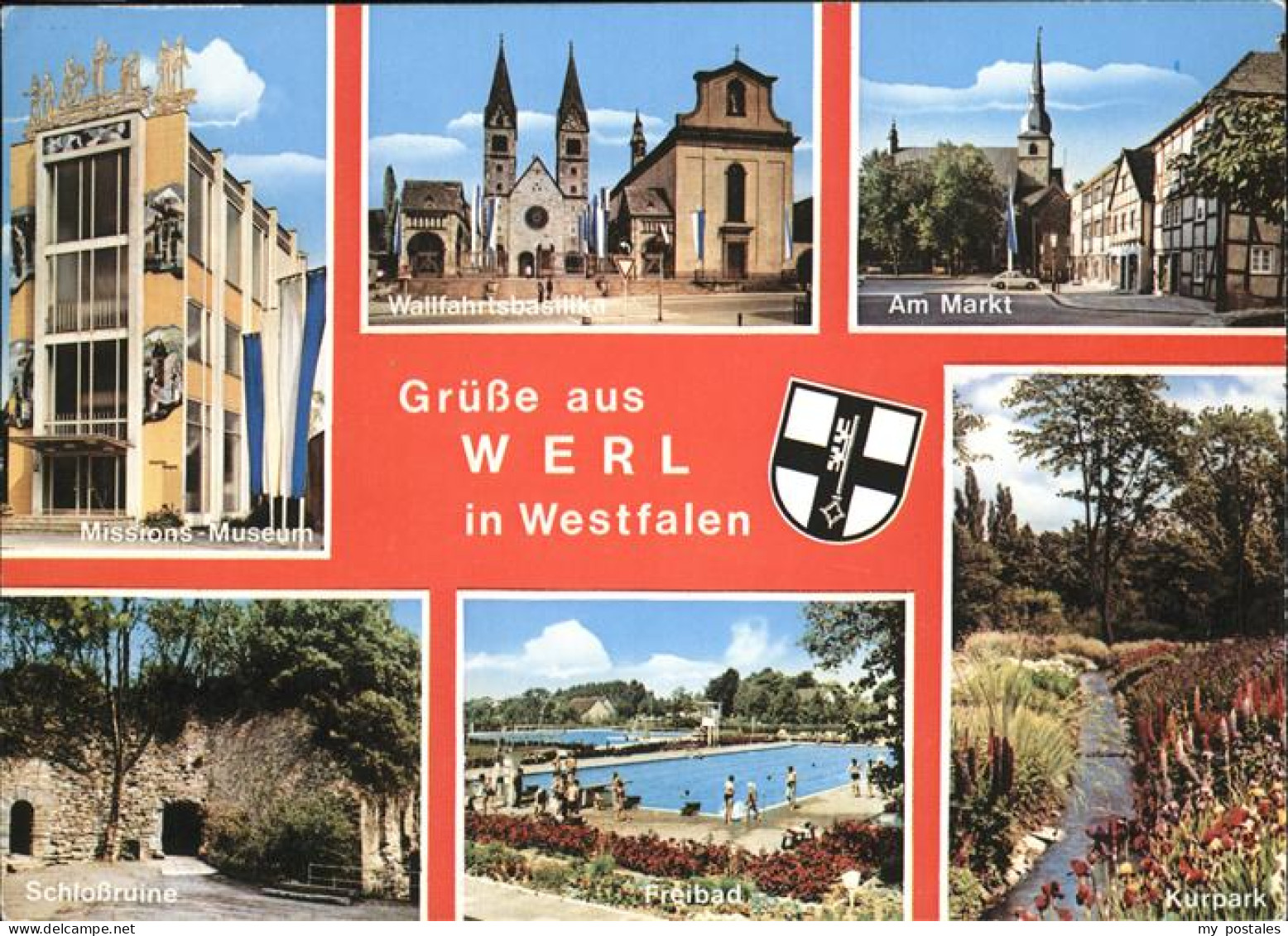 41277153 Werl Westfalen Missions Museum Wallfahrtsbasilika Markt Schlossruine Fr - Werl