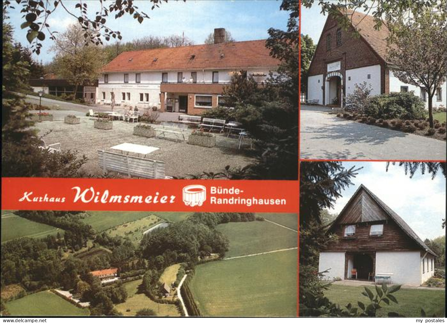 41277026 Bad Randringhausen Kurhaus Sanatorium Wilmsmeier Luftaufnahme Bad Randr - Buende