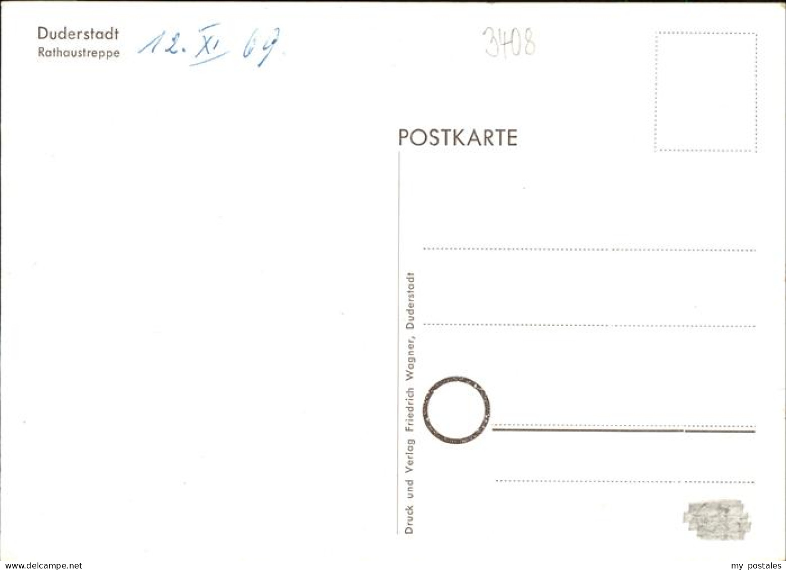 41276963 Duderstadt Rathaustreppe Duderstadt - Duderstadt