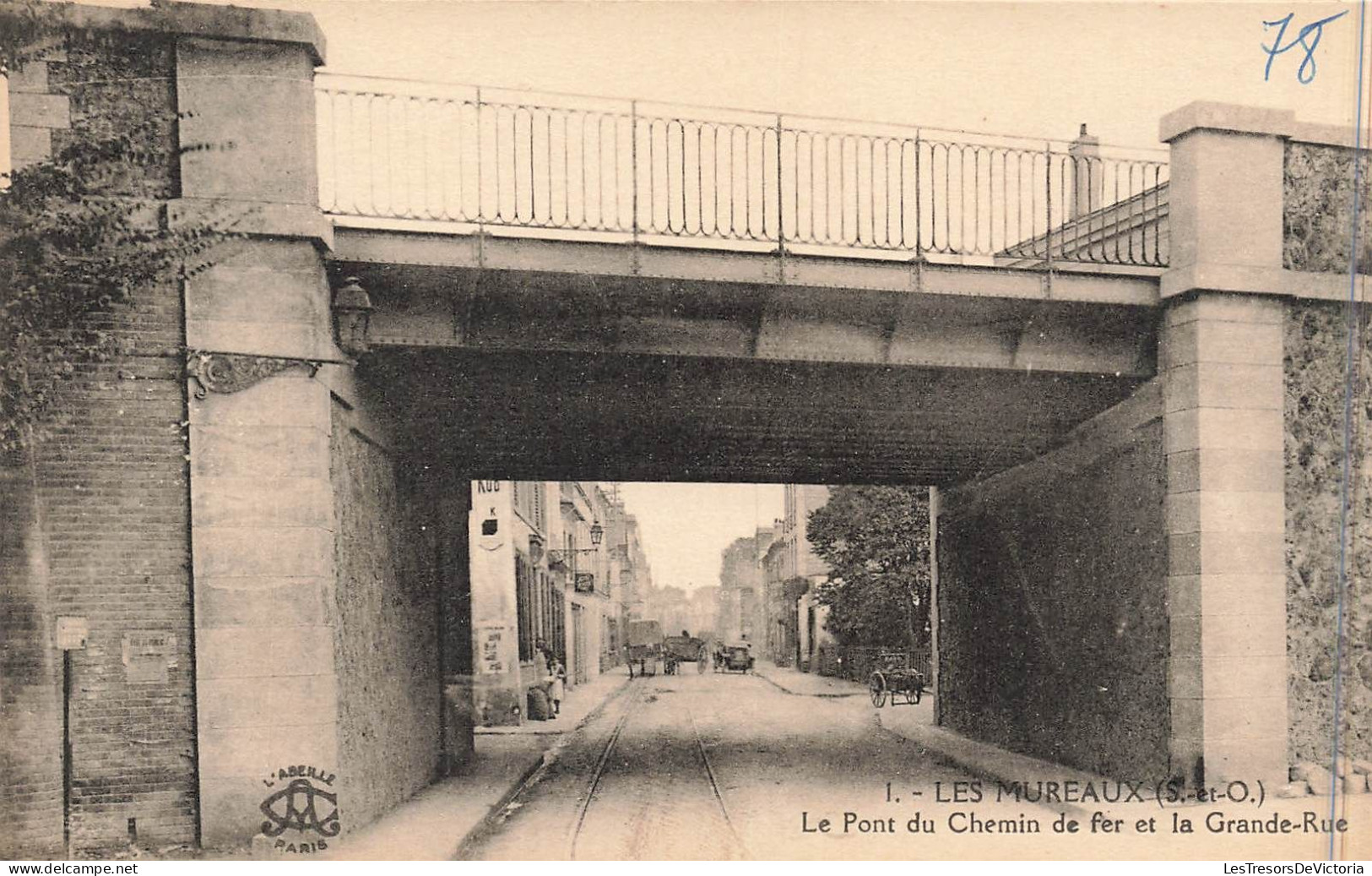 FRANCE - Les Mureaux - Le Pont Du Chemin De Fer Et La Grande-rue - Carte Postale Ancienne - Les Mureaux