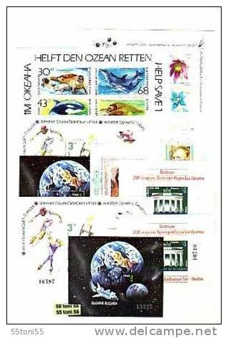 1991compl.-MNH Tous Timbres +8PF+5BF+3BF/ND (non Dentele) Bulgaria/Bulgarie - Années Complètes