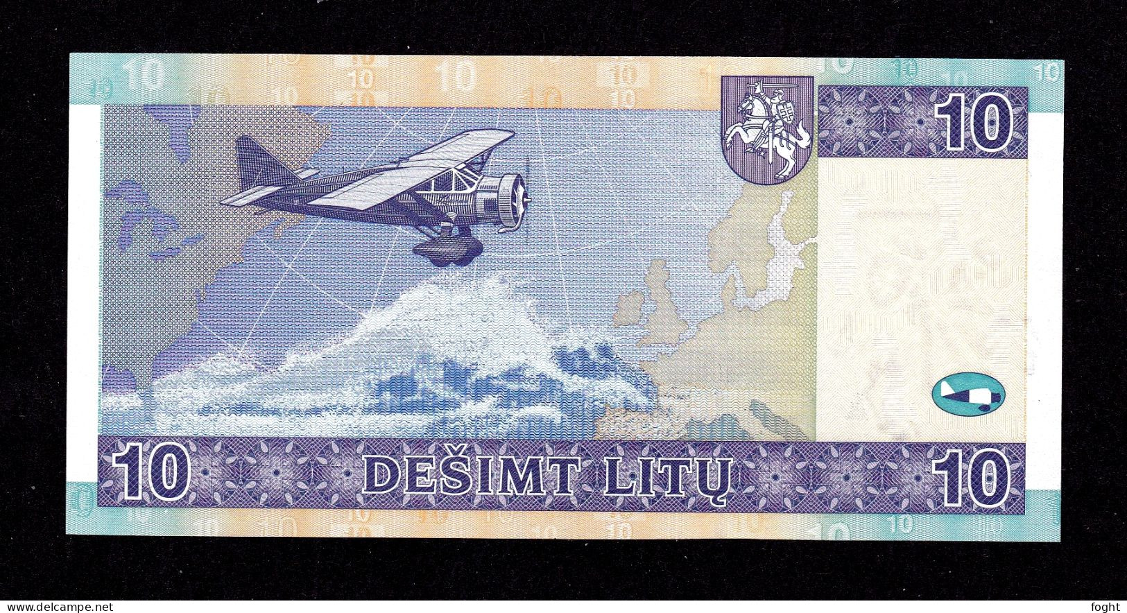 2007 AE Lithuania Banknote 10 Litu,P#68,UNC - Litauen