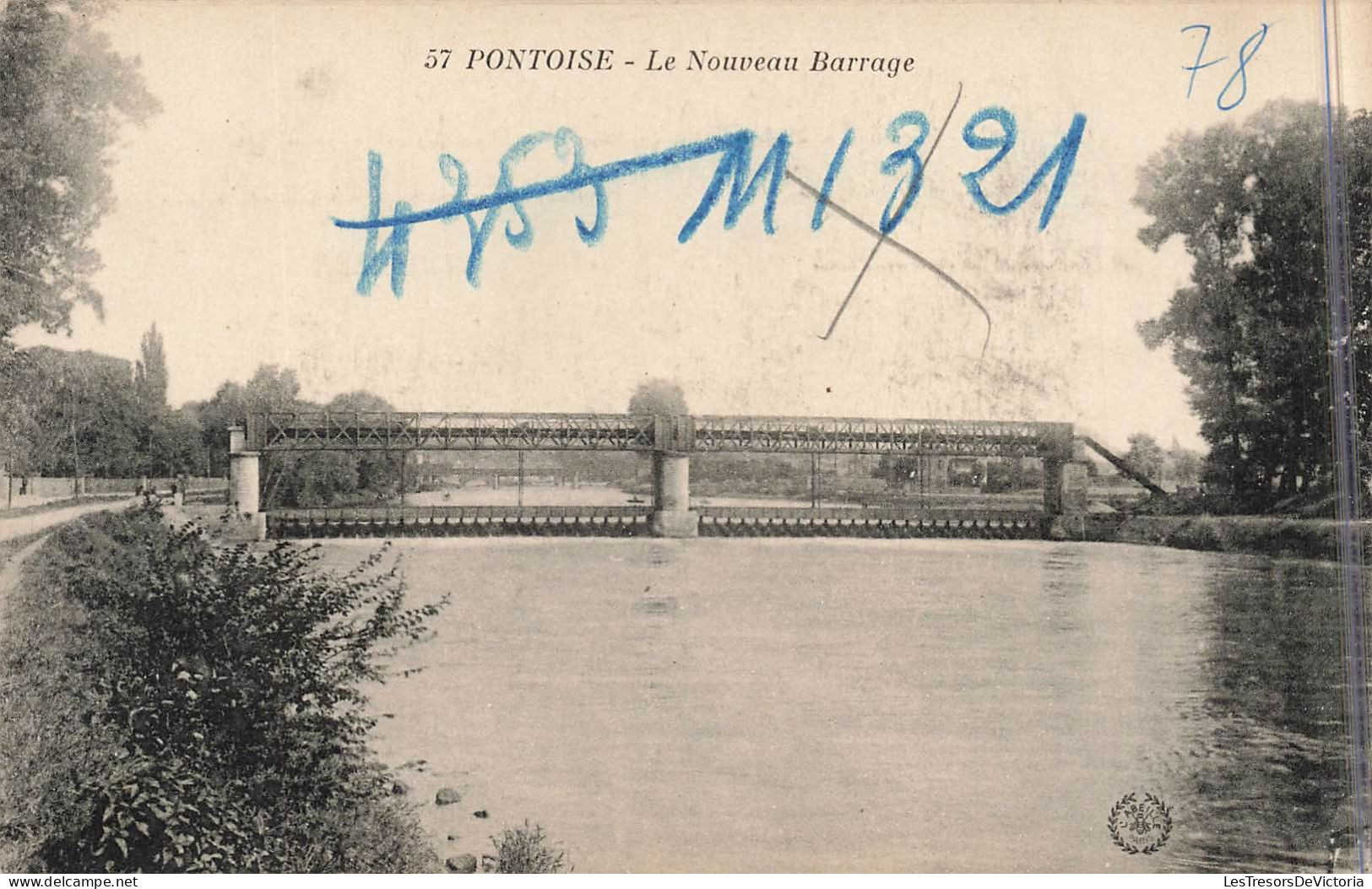 FRANCE - Pontoise - Le Nouveau Barrage - Carte Postale Ancienne - Pontoise