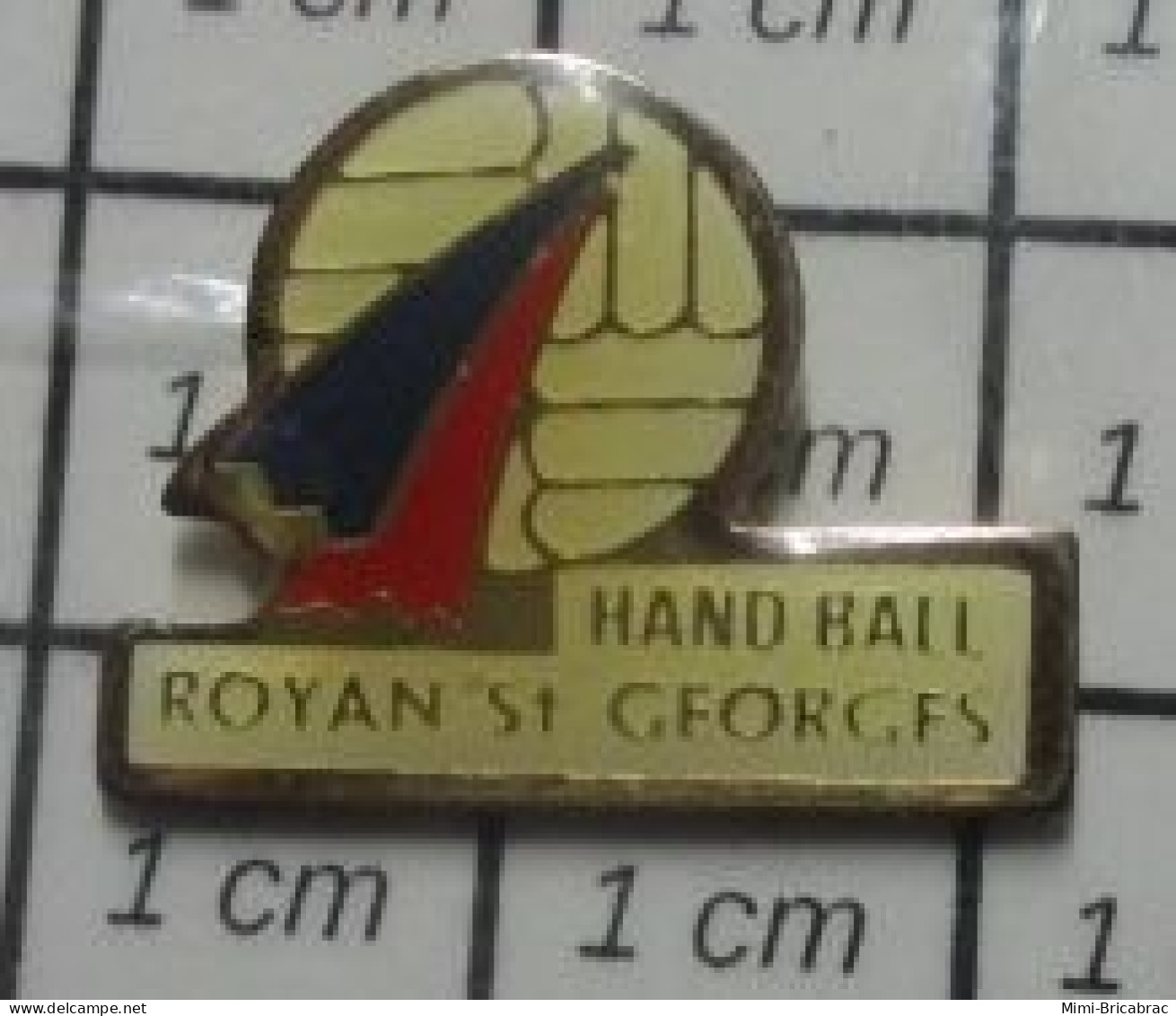 615D Pin's Pins / Rare Et De Belle Qualité !!! SPORTS / HAND-BALL ROYAN ST GEORGES - Pallamano
