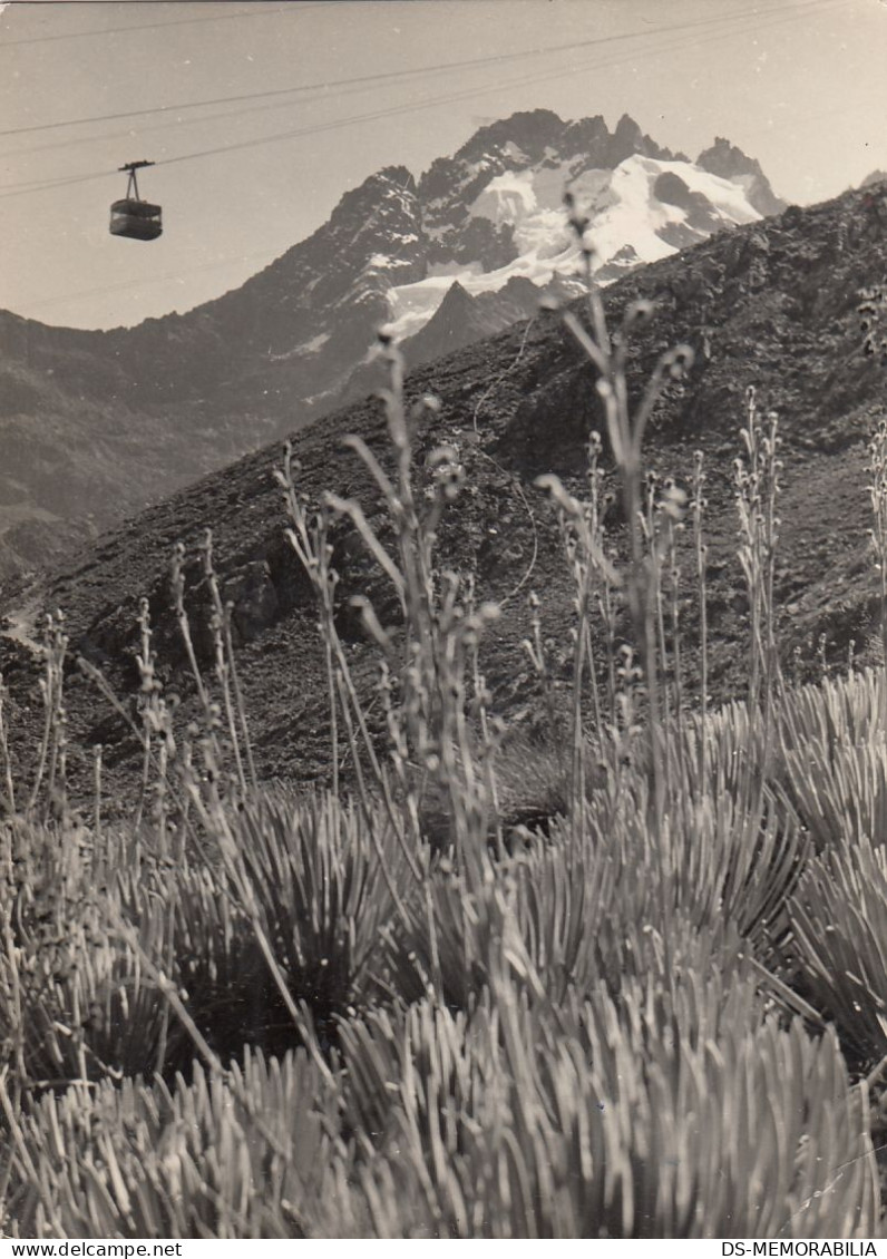 Venezuela - Sierra Nevada De Merida . Pico Bolivar Old Postcard 1964 Cable Car - Venezuela