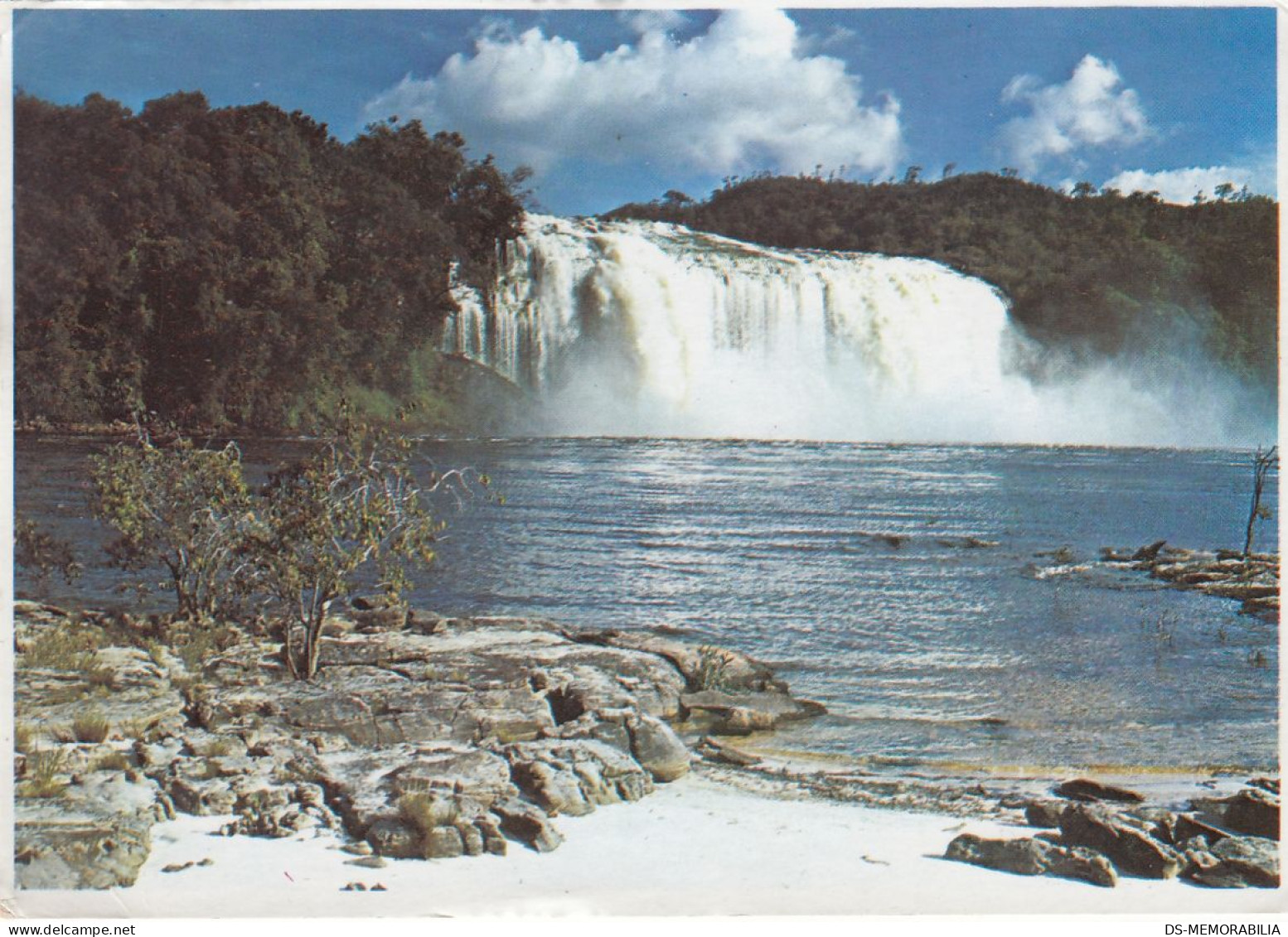 Venezuela - Laguna De Canaima Estado Bolivar Waterfall Old Postcard - Venezuela