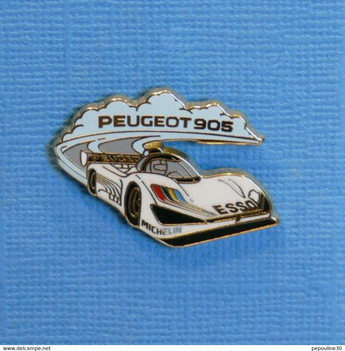 1 PIN'S // ** PEUGEOT 905 / 24 HEURES DU MANS ** . (Arthus Bertrand) - Peugeot