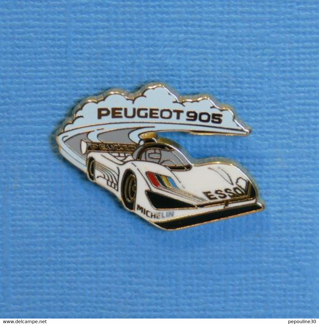 1 PIN'S // ** PEUGEOT 905 / 24 HEURES DU MANS ** . (Arthus Bertrand) - Peugeot