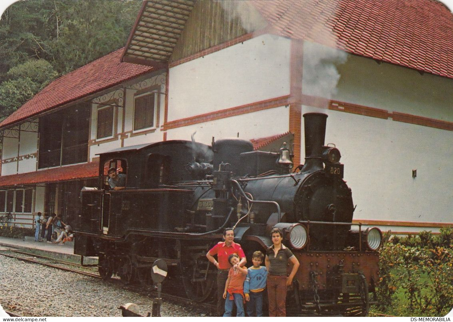 Venezuela - Los Teques , Miranda - Locomotora Antigua Tren De El Encanto Train - Venezuela