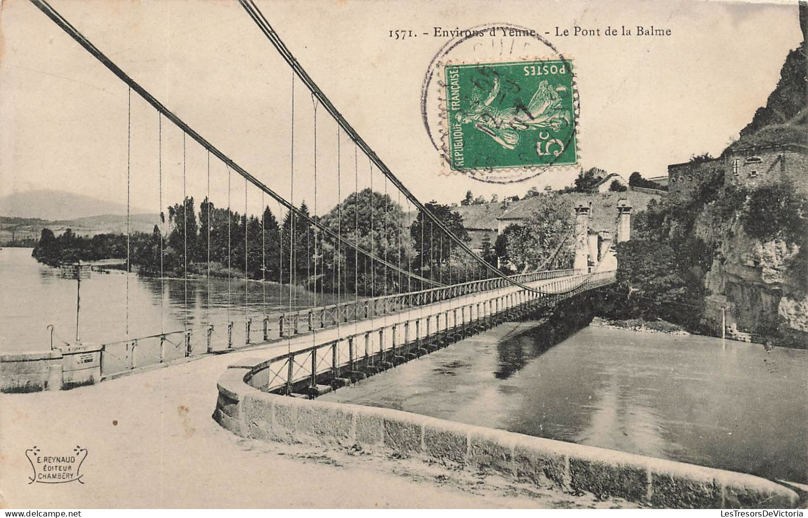 FRANCE - Environs D'Yenne - Vue Générale Du Pont De La Balme - Carte Postale Ancienne - Yenne