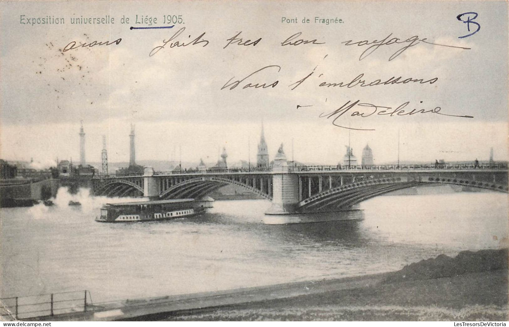 BELGIQUE - Liège - Exposition Universelle De Liège 1905 - Vue Sur Le Pont De Fragnée - Carte Postale Ancienne - Lüttich