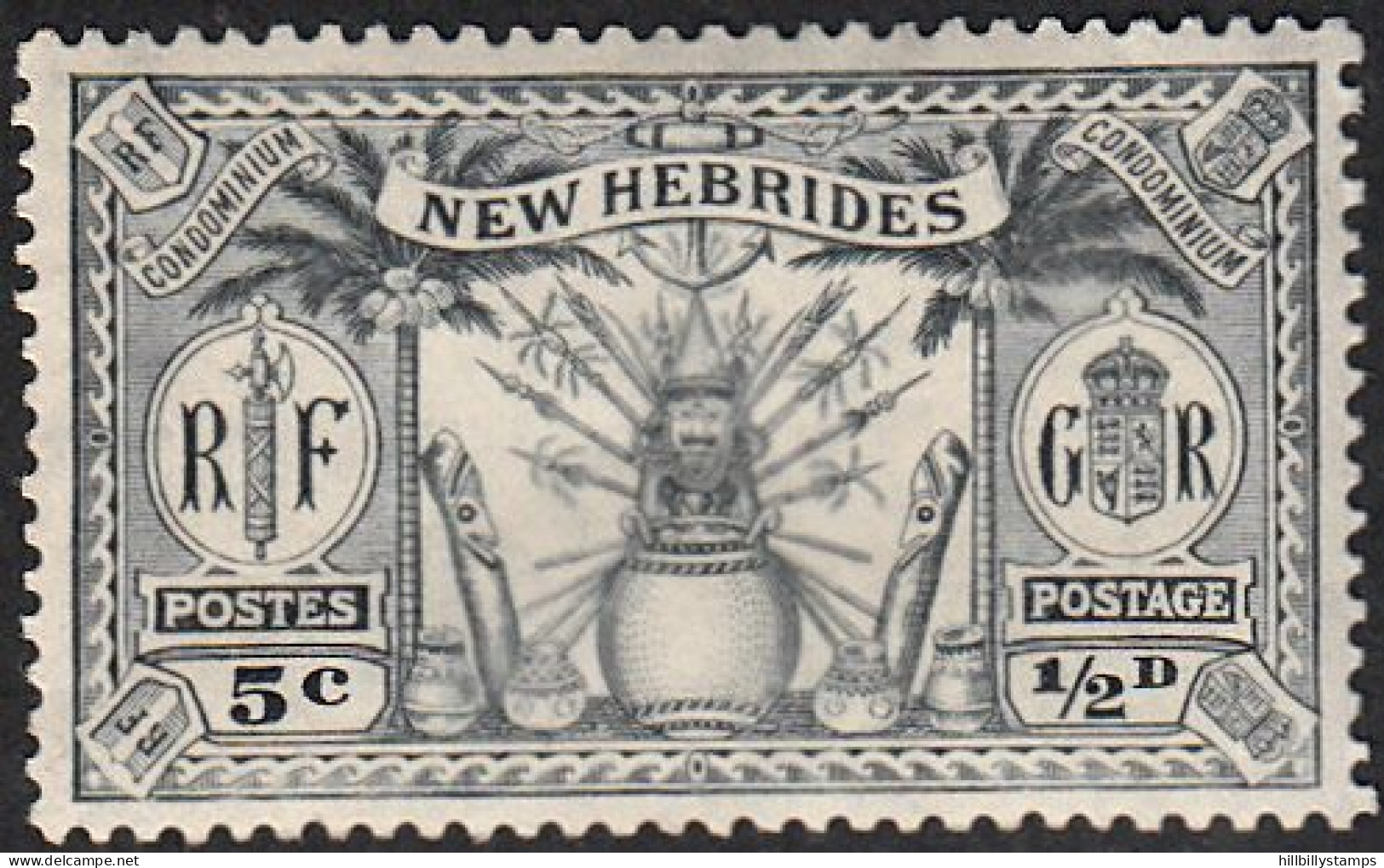 NEW HIBRIDES  SCOTT NO 41 MINT HINGED  YEAR  1925 - Nuevos