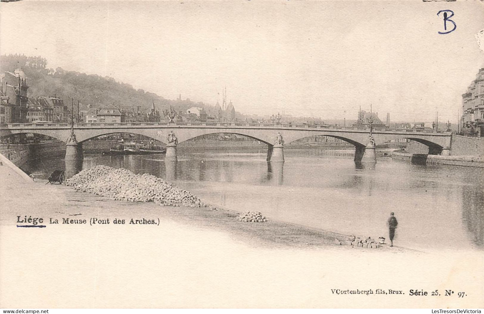 BELGIQUE - Liège - Vue Générale De La Meuse (Pont Des Arches) - Carte Postale Ancienne - Liege