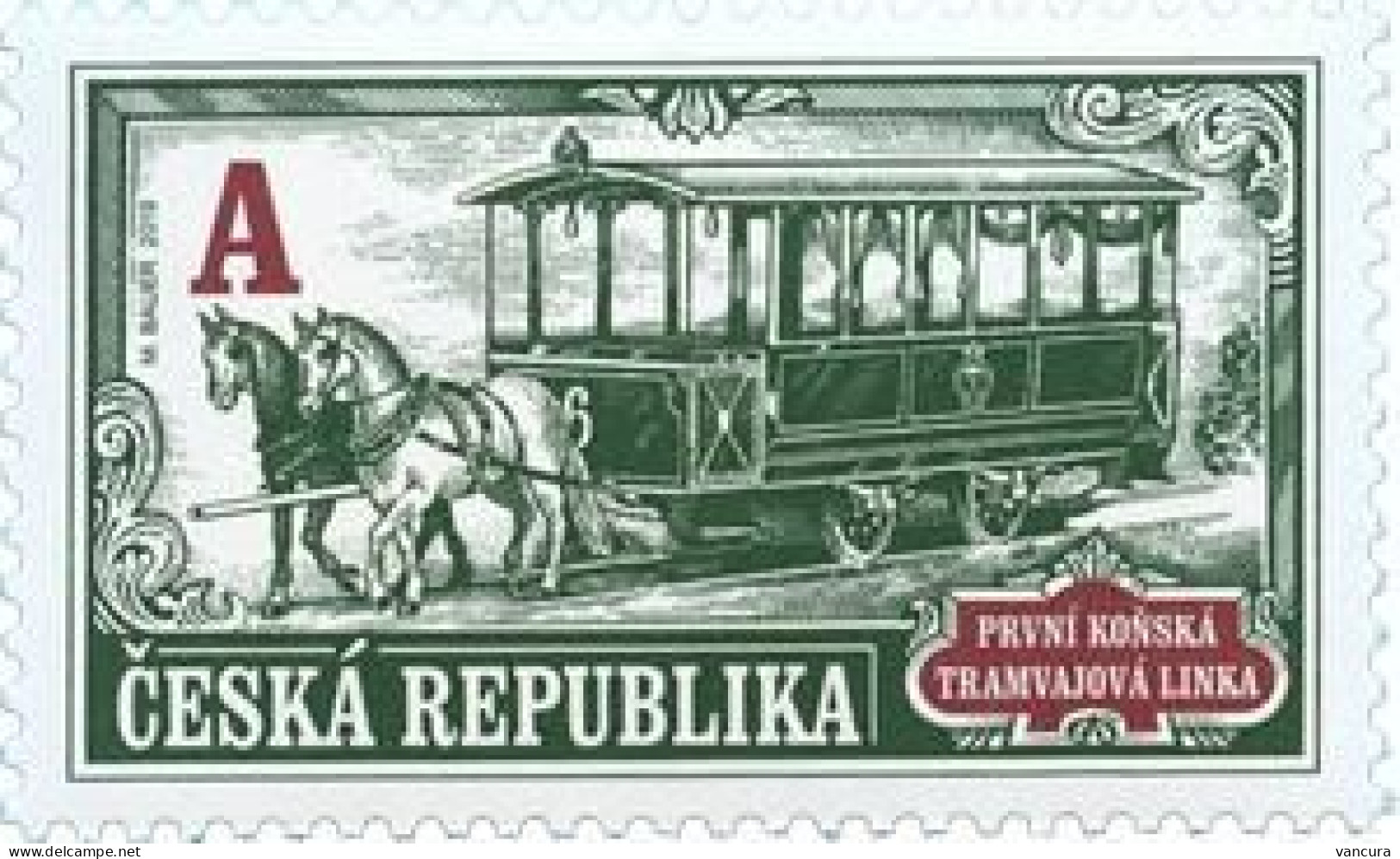 1036 Czech Republic First Horse-drawn Tram Line 2019 - Tram