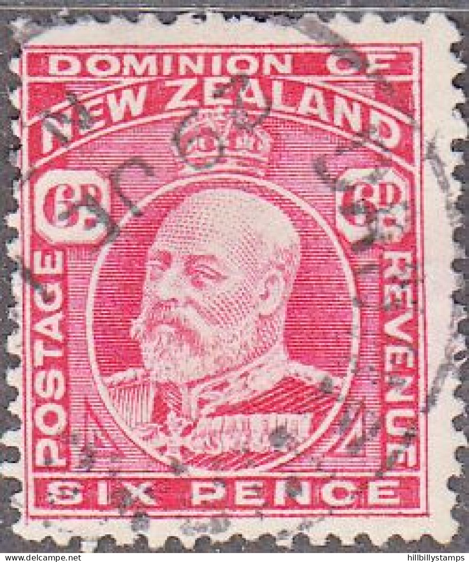 NEW ZEALAND  SCOTT NO 137 USED  YEAR  1909 - Used Stamps