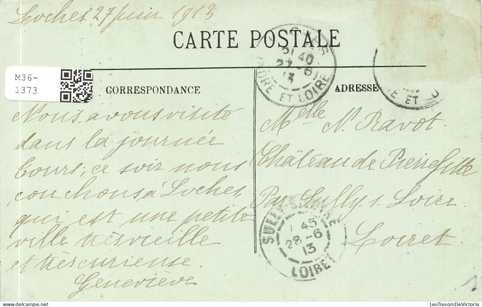 FRANCE - Loches - Le Donjon - Cage Du Cardinal De La Balue - Carte Postale Ancienne - Loches