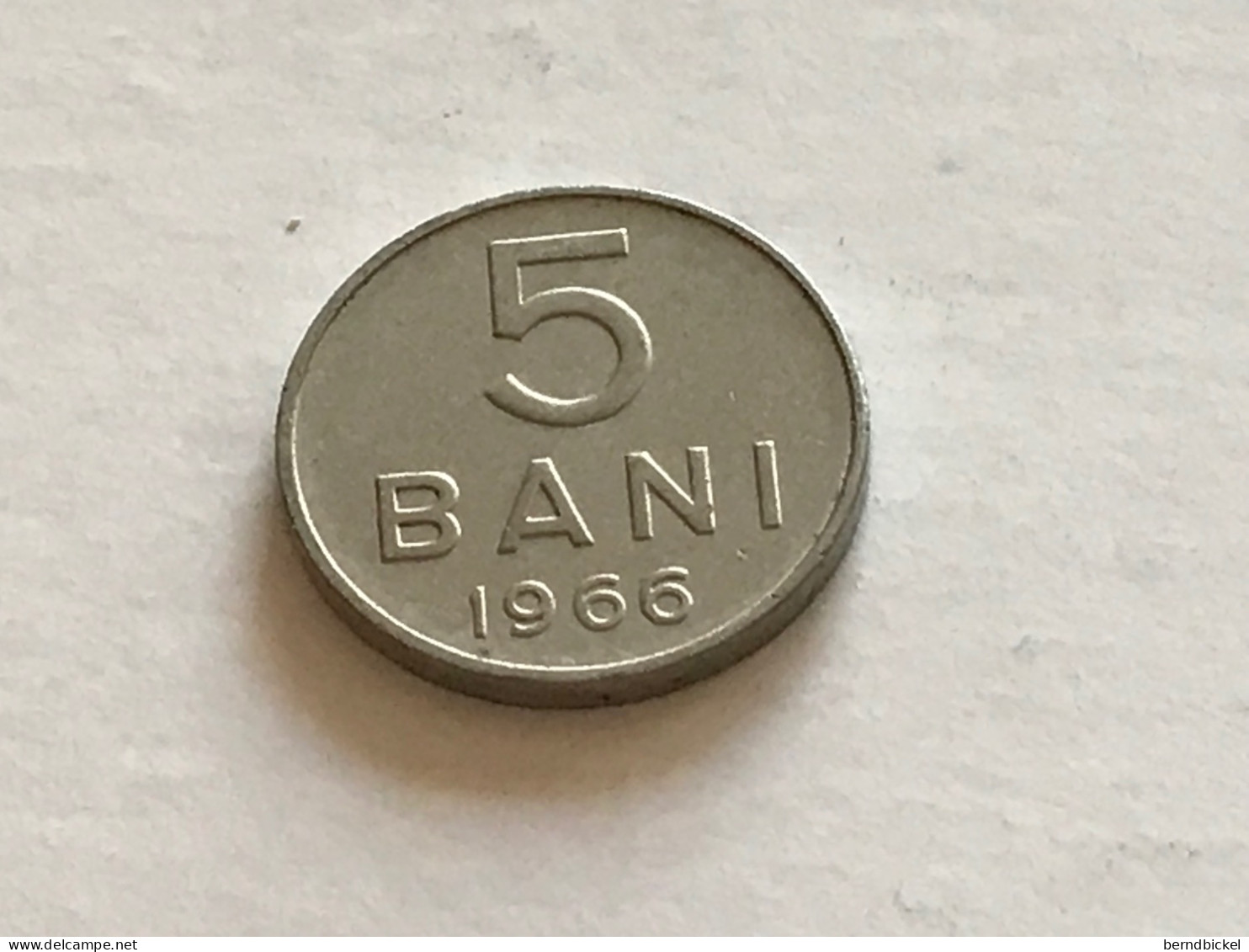 Münze Münzen Umlaufmünze Rumänien 5 Bani 1966 - Roumanie