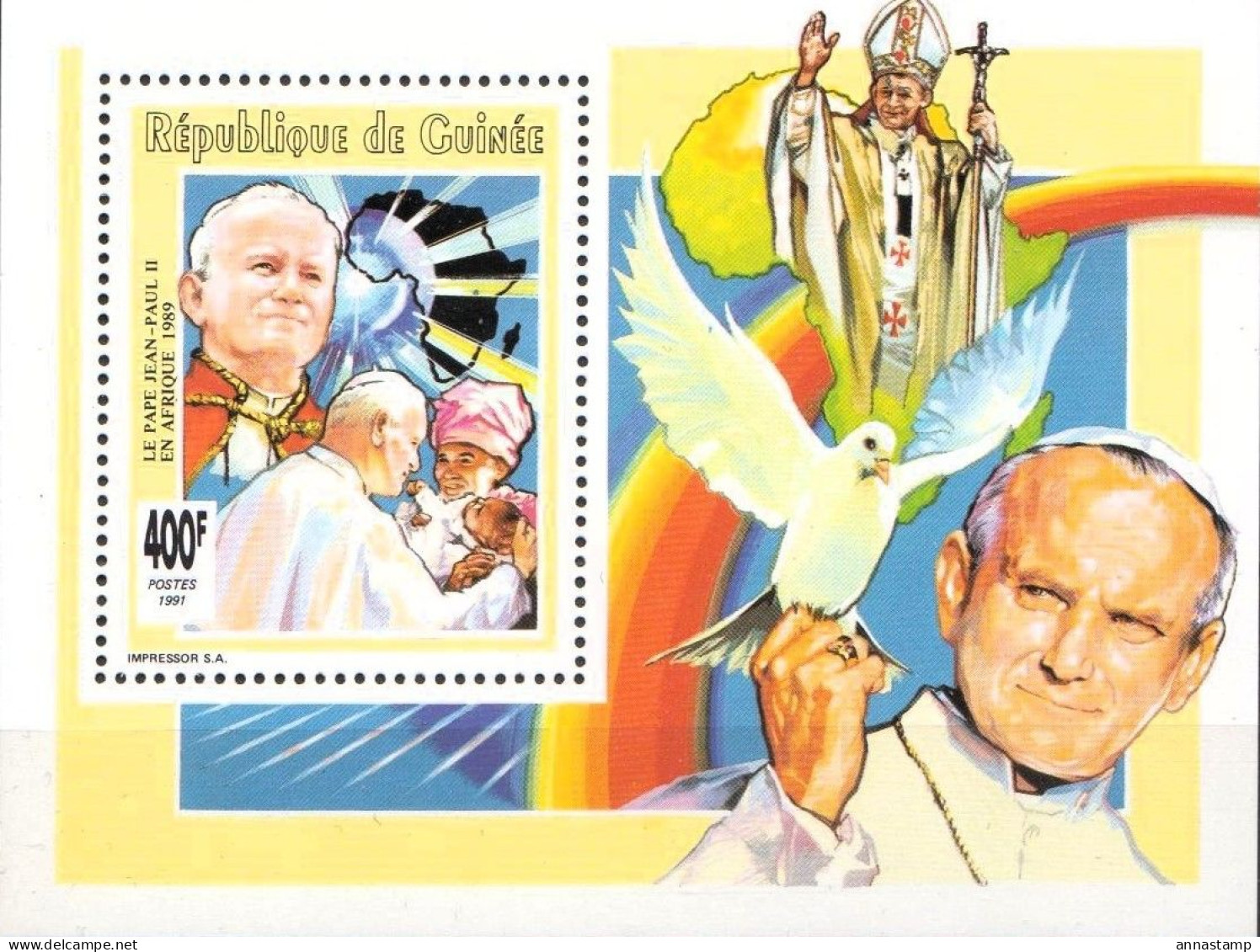 Guinea MNH SS - Papi