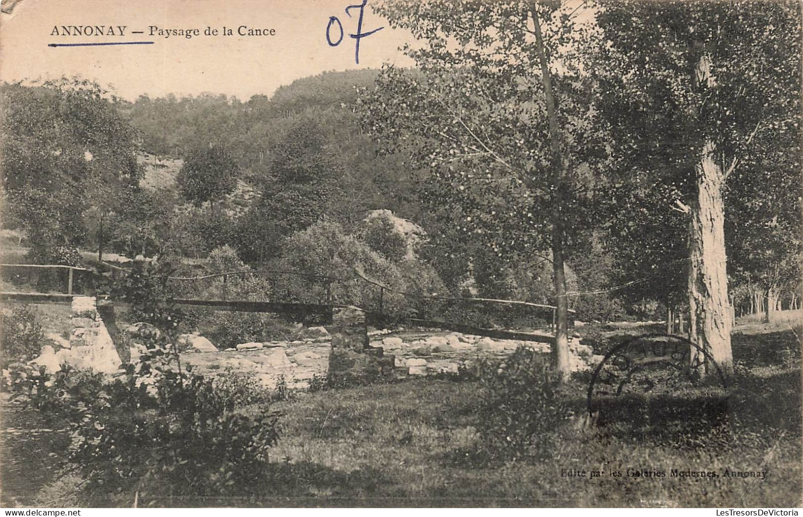 FRANCE - Annonay - Vue Sur Le Paysage De La Cance - Carte Postale Ancienne - Annonay