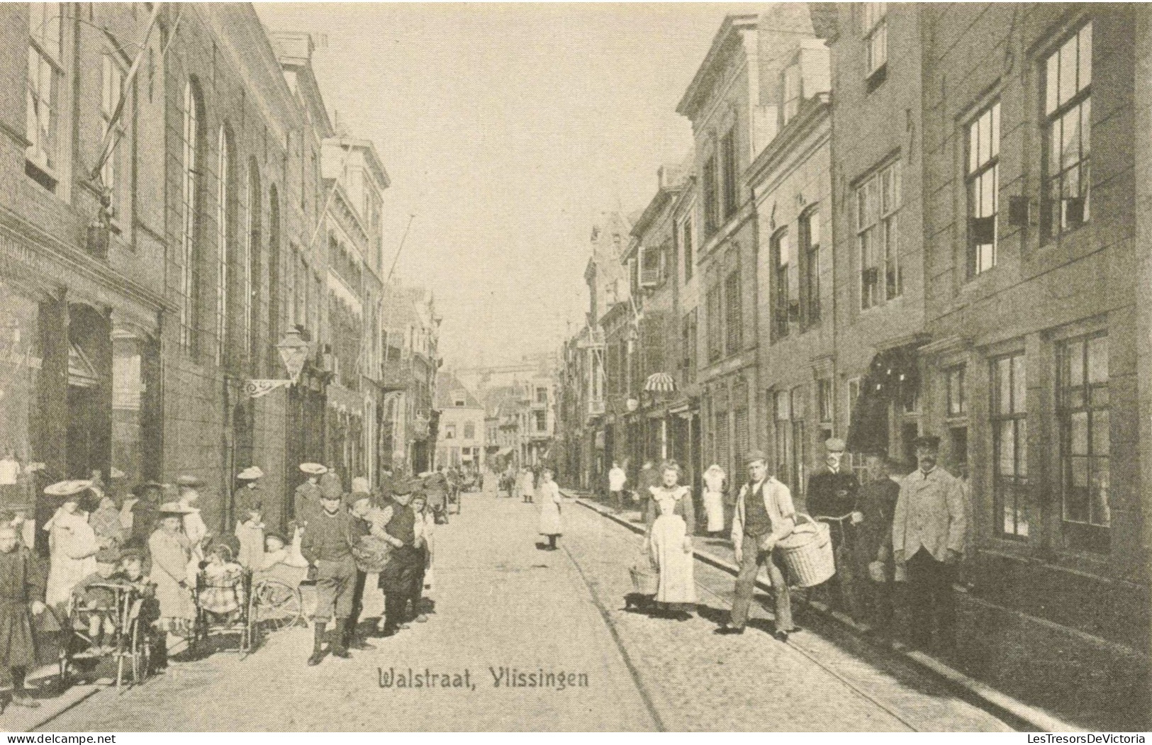 PAYS-BAS - Vlissingen - Walstraat - Carte Postale Ancienne - Vlissingen