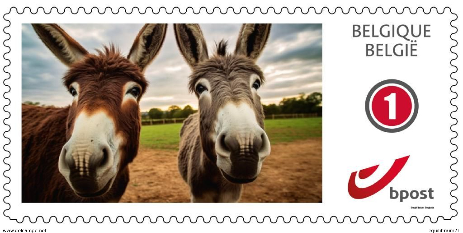 DUOSTAMP** / MYSTAMP** - Animaux De La Ferme / Dieren Op De Boerderij / Nutztiere / Farm Animals - SPECIAL EDITION - Lapins