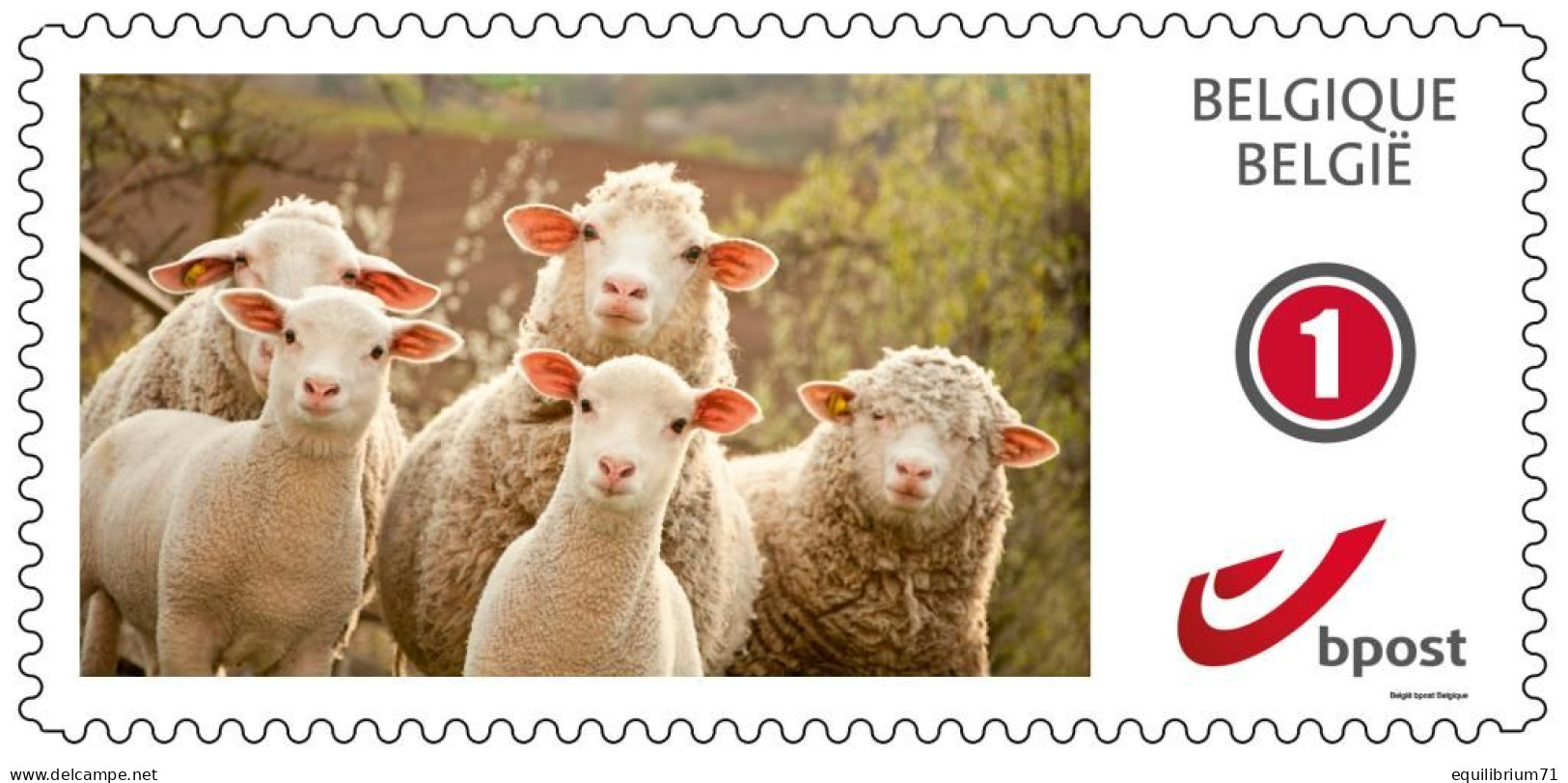 DUOSTAMP** / MYSTAMP** - Animaux De La Ferme / Dieren Op De Boerderij / Nutztiere / Farm Animals - SPECIAL EDITION - Conigli