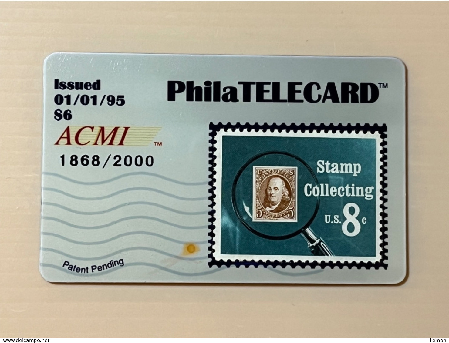 Mint USA UNITED STATES America Prepaid Telecard Phonecard, Stamp On Card, Set Of 1 Mint Card - Collections