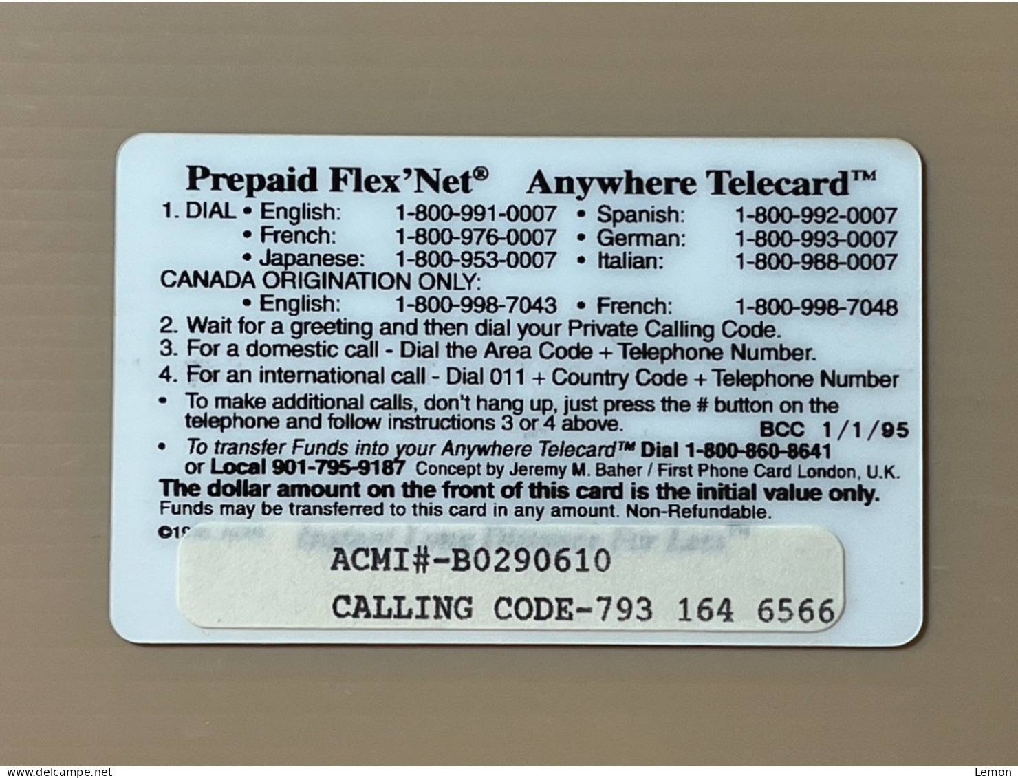 Mint USA UNITED STATES America Prepaid Telecard Phonecard, Stamp On Card, Set Of 1 Mint Card - Collections