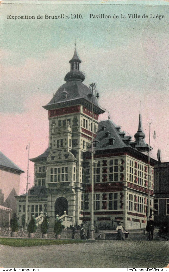 BELGIQUE - Bruxelles - Exposition Universelle De Bruxelles 1910 - Pavillon De La Ville De Liège - Carte Postale Ancienne - Expositions Universelles