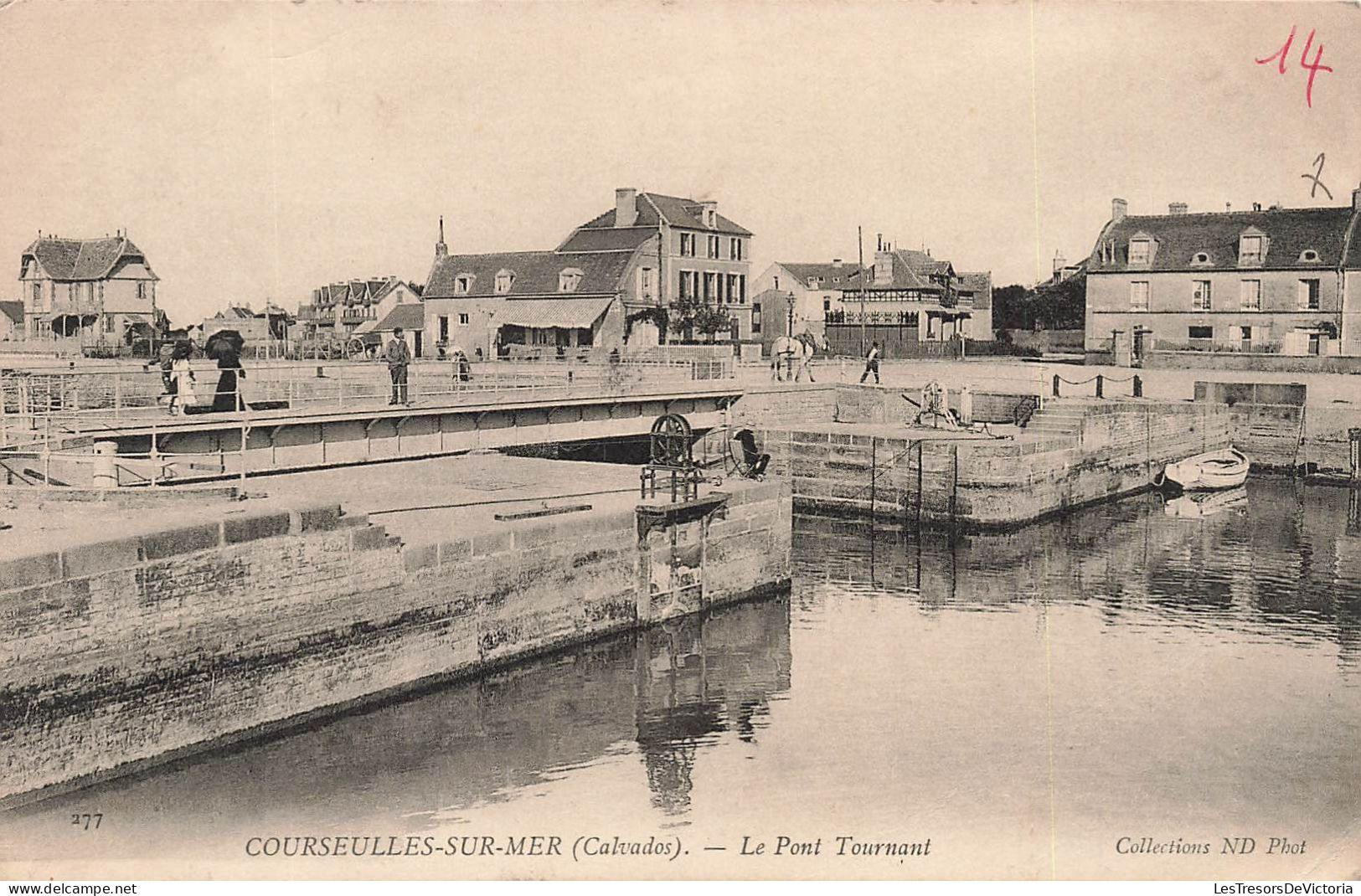 FRANCE - Courseulles Sur Mer - Vue Générale Du Pont Tournant - Carte Postale Ancienne - Courseulles-sur-Mer