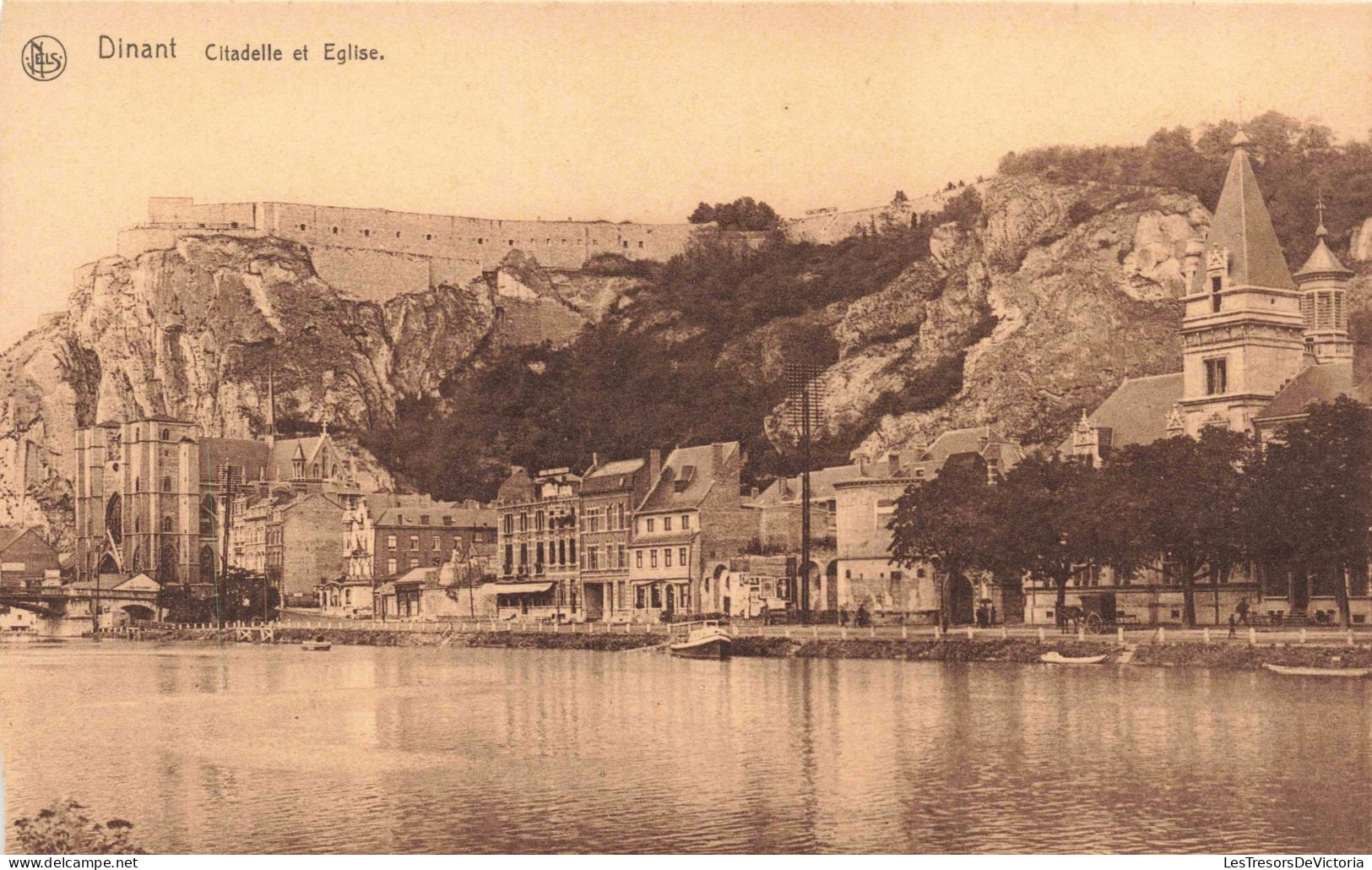 BELGIQUE - Dinant - Citadelle Et Eglise - Carte Postale Ancienne - Dinant