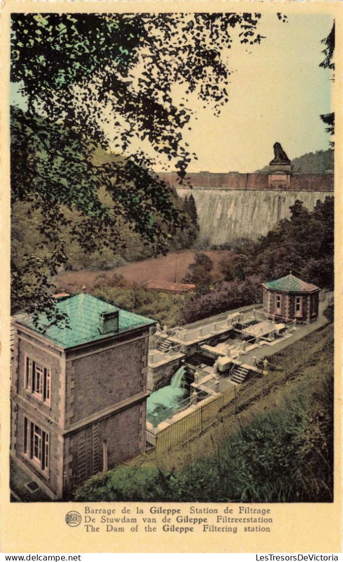 BELGIQUE - Jalhay - Barrage De La Gileppe - Station De Filtrage - Carte Postale Ancienne - Jalhay