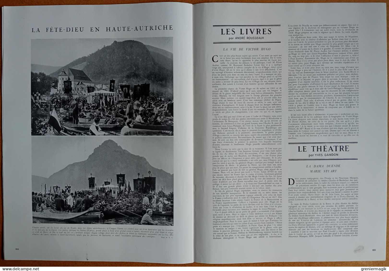 France Illustration N°90 21/06/1947 Grève des cheminots/Derby d'Epsom/Gers/Joseph Rossé/Mode/Oradour-Sur-Glane