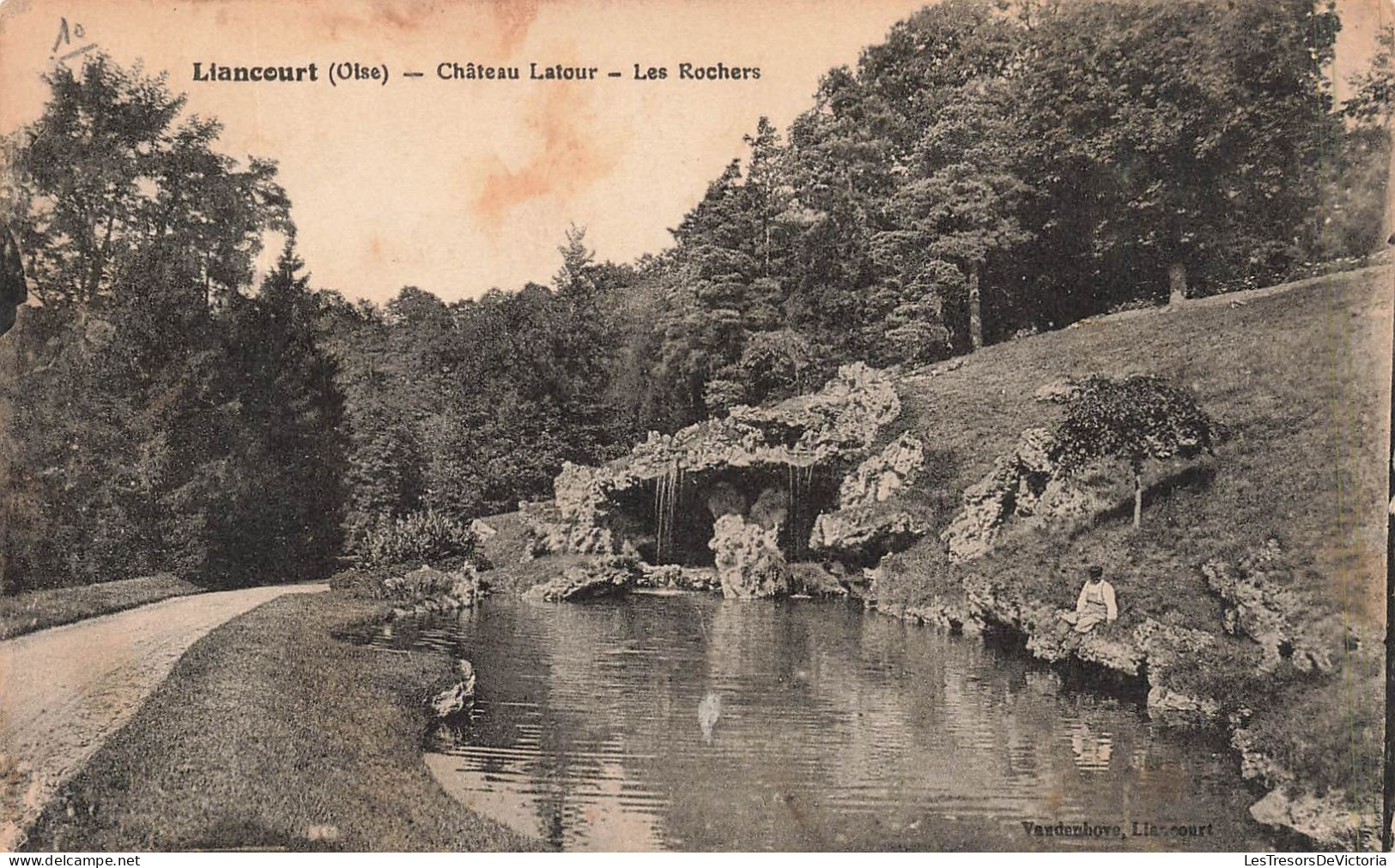 FRANCE - Liancourt - Château Latour - Les Rochers - Carte Postale Ancienne - Liancourt