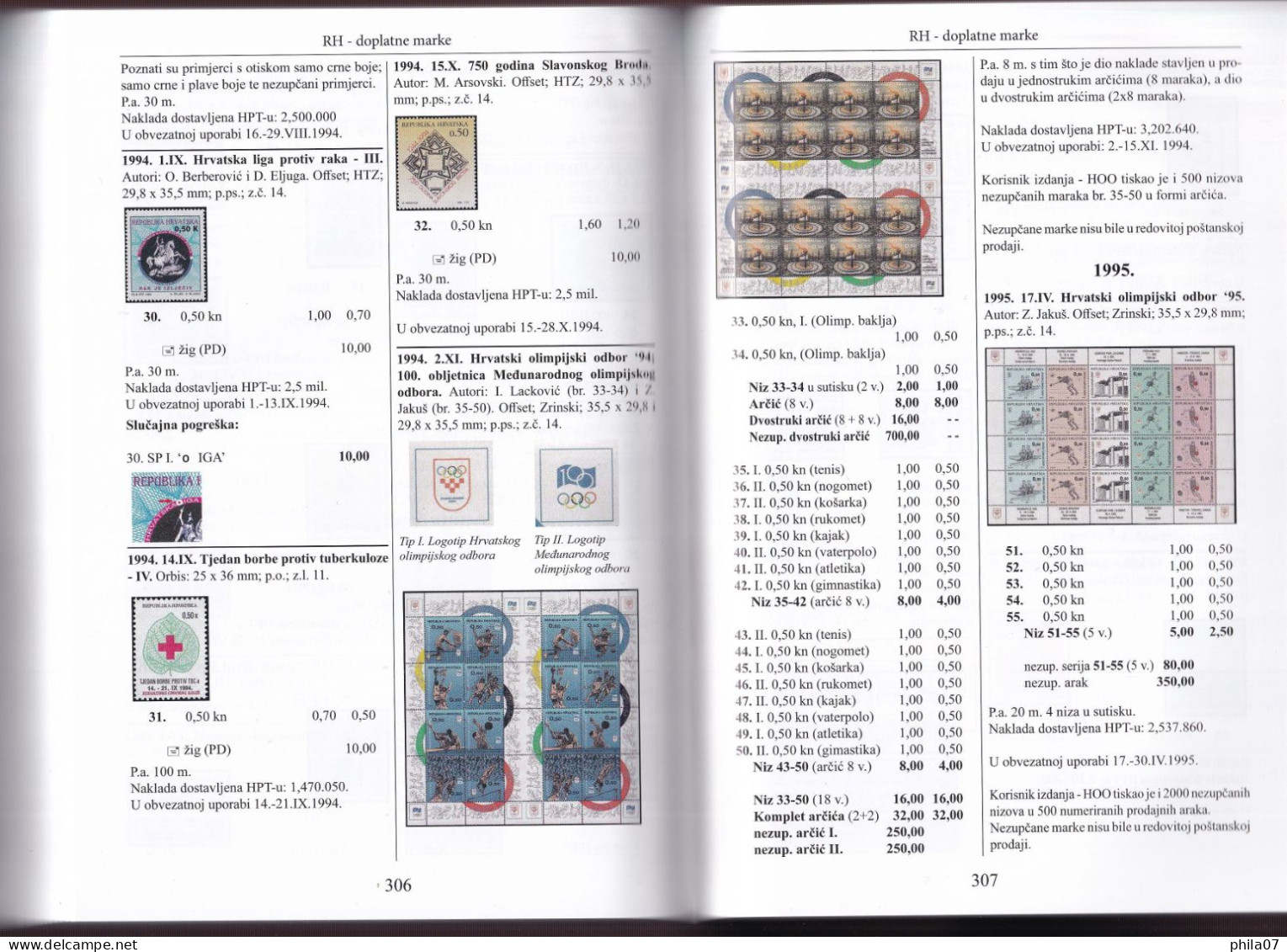 Catalogue For Postal Stamps Of Republic Of Croatia 2023/2024 - New Release!! / 5 Images - Other & Unclassified