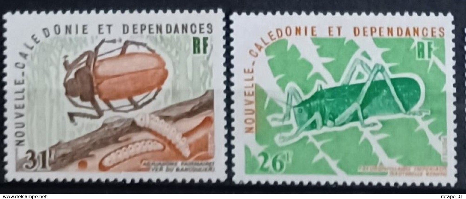 Nouvelle Calédonie  1977,  YT N°406-07  N*,  Cote YT 3,9€ - Ungebraucht