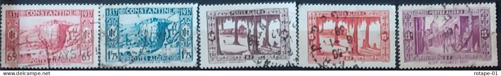 Algérie  1930,37,  YT N°106,08,10,31,33  O,  Cote YT 3,25€ - Used Stamps