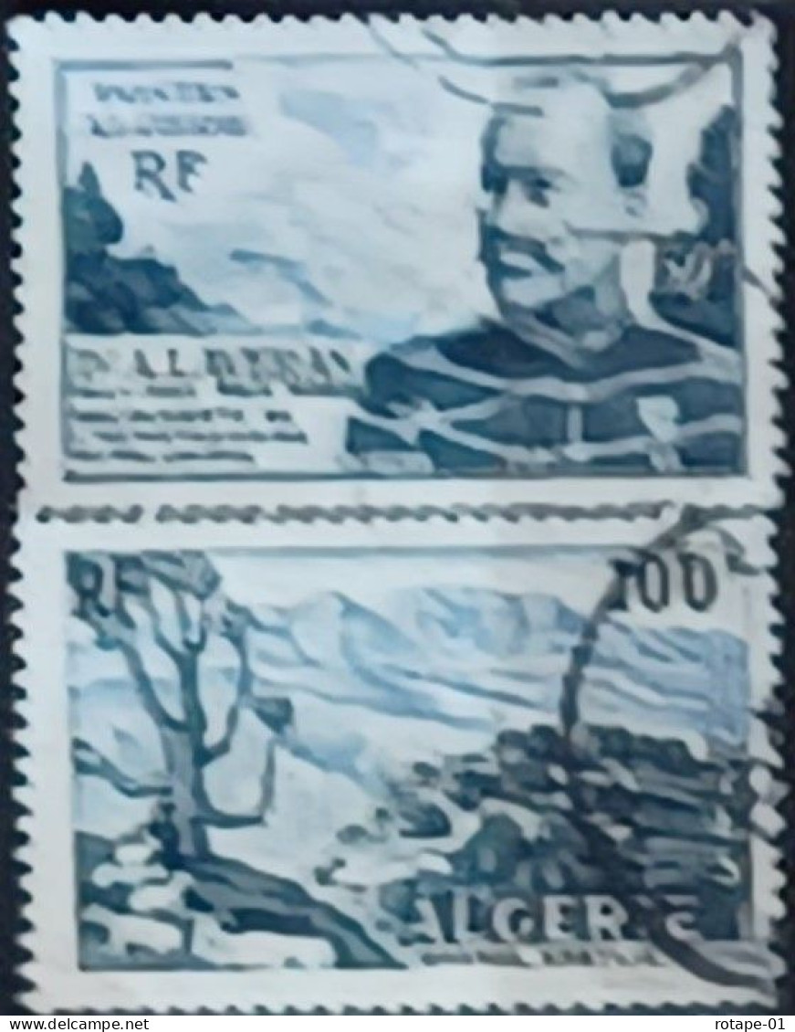 Algérie  1953,55,  YT N°305,31  O,  Cote YT 4€ - Oblitérés