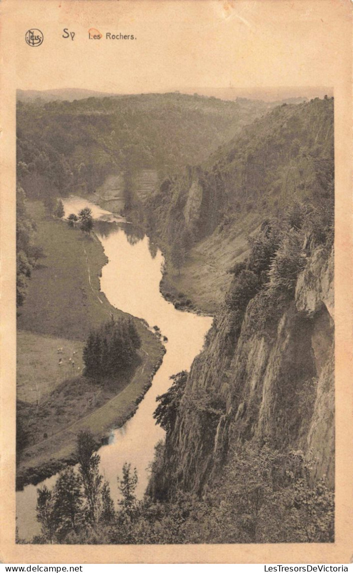 BELGIQUE - Sy - Les Rochers - Carte Postale Ancienne - Ferrieres