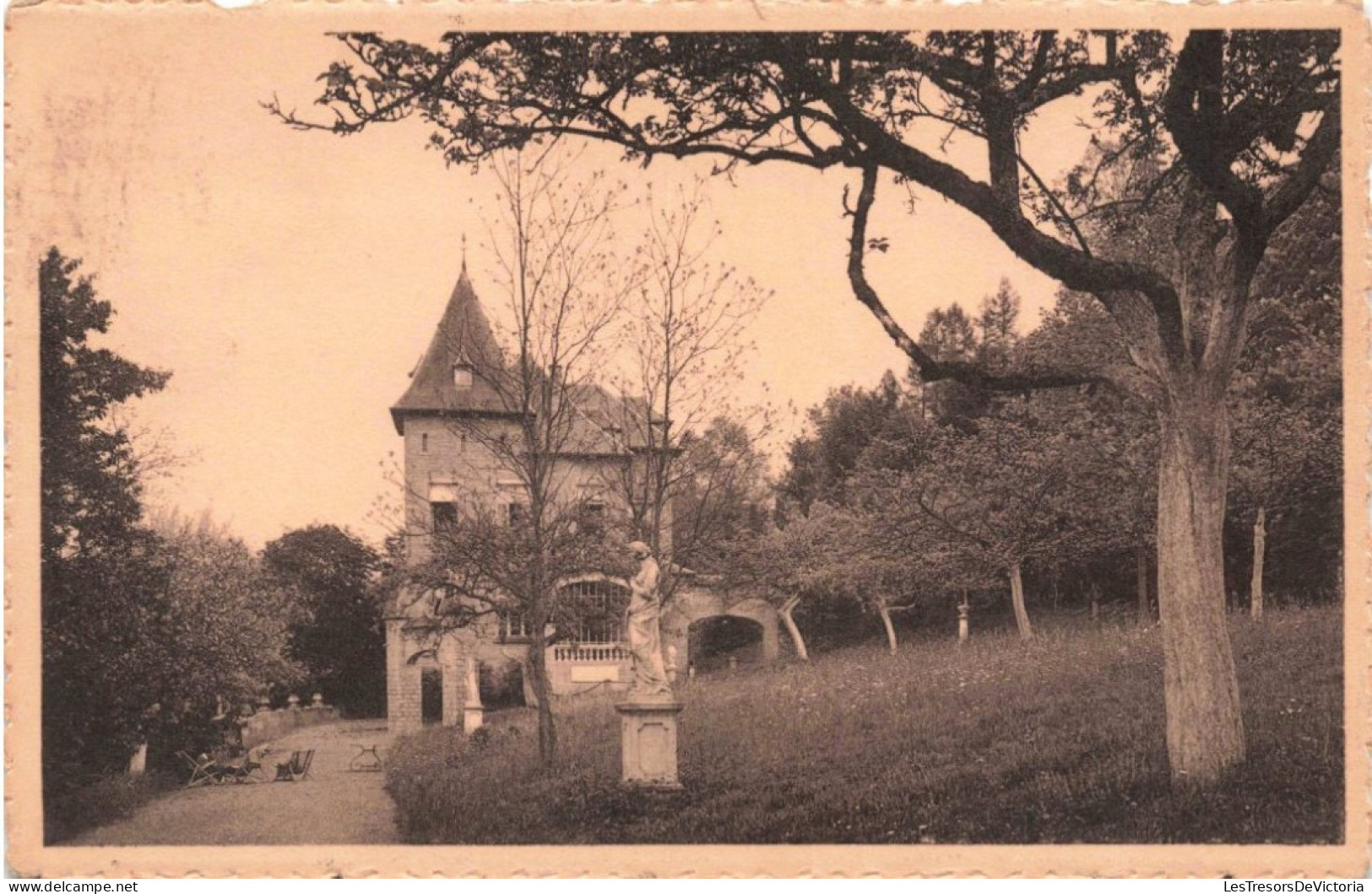 BELGIQUE - Hastière Par Dela - Castel N.D. De Lourdes - Portique Et Terrasse - Carte Postale Ancienne - Hastière