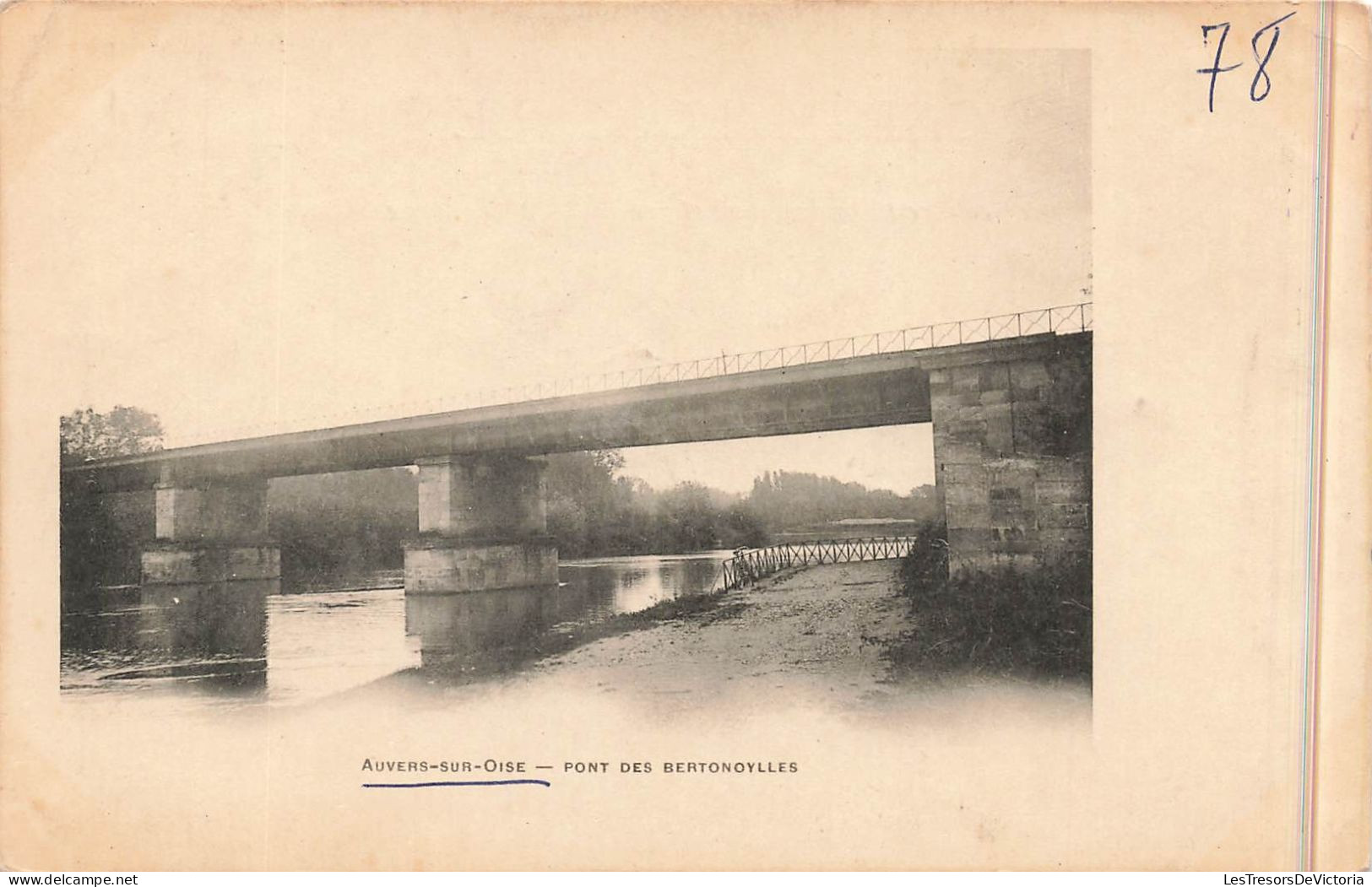 FRANCE - Auvers Sur Oise - Pont Des Bertonoylles - Carte Postale Ancienne - Auvers Sur Oise