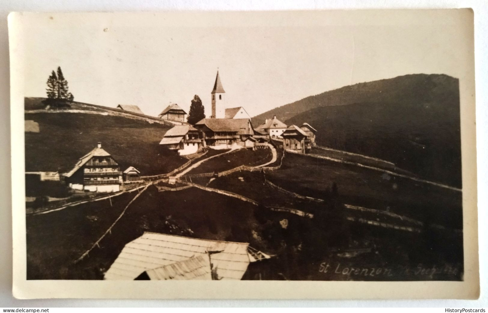 St. Lorenzen, Seehütte, Teilansicht, Ca. 1940 - Other & Unclassified