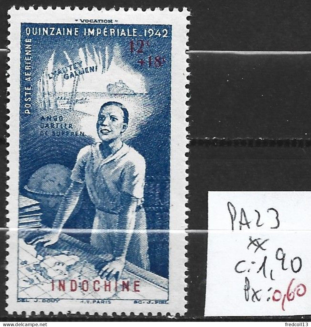 INDOCHINE PA 23 ** Côte 1.90 € - Airmail